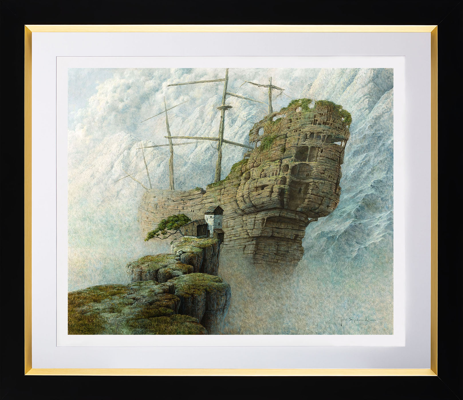 Jacek Szynkarczuk - reprodukcja obrazu "Ostatnia przystań"