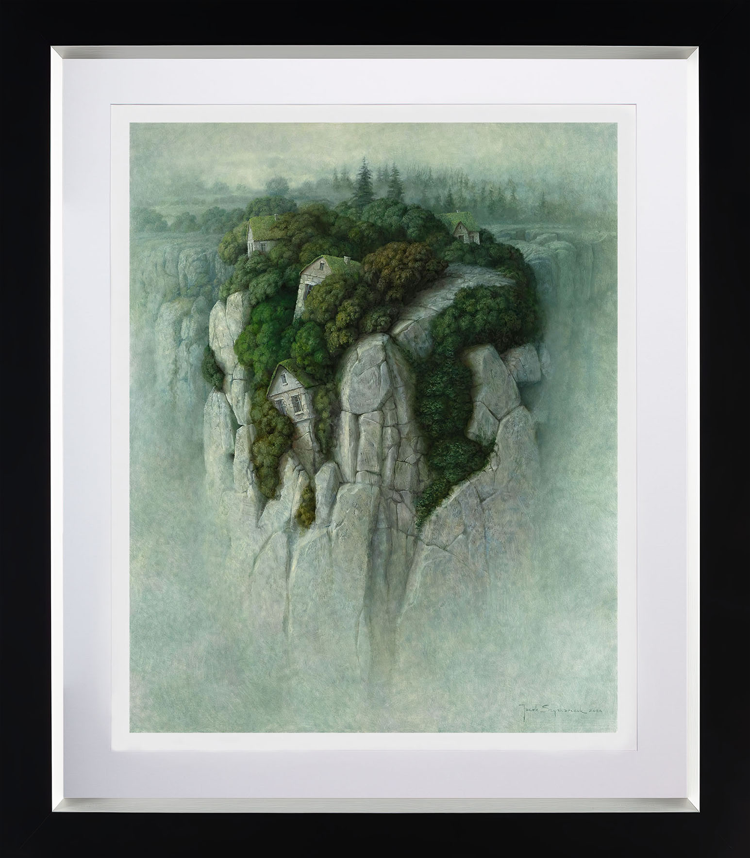 Jacek Szynkarczuk - reprodukcja obrazu "Wieś na skraju snu"