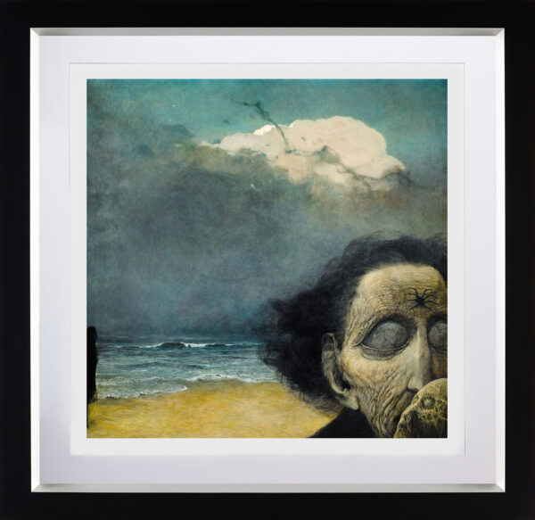 Zdzisław Beksiński - reprodukcja obrazu "Bez tytułu"