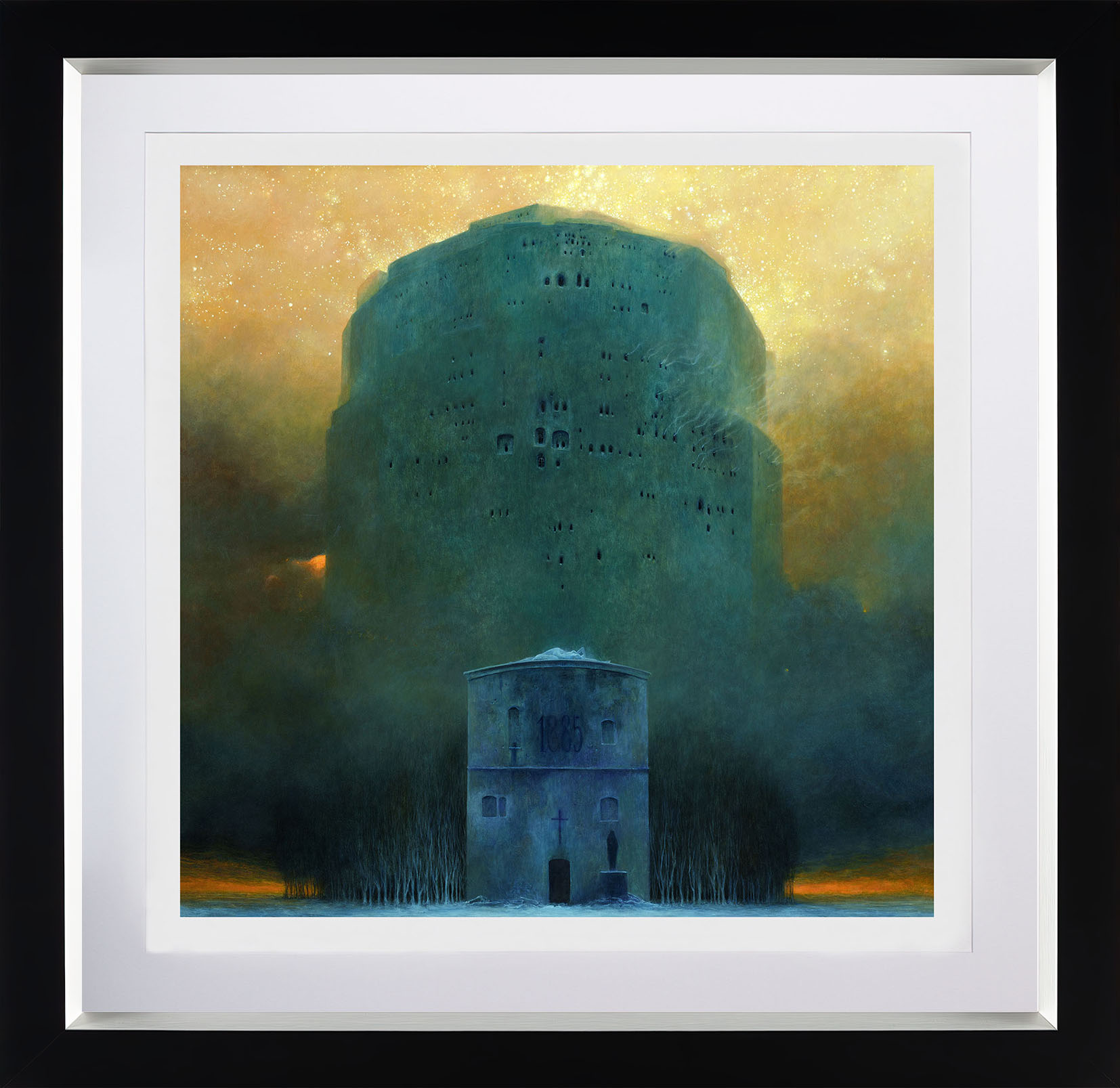 Zdzisław Beksiński - reprodukcja obrazu "Bez tytułu"