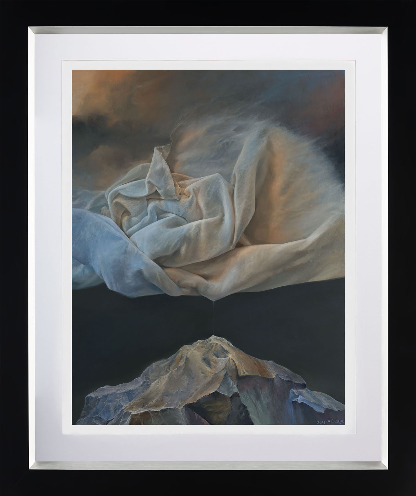 Andrzej Olczyk - reprodukcja obrazu "Kontakt II"