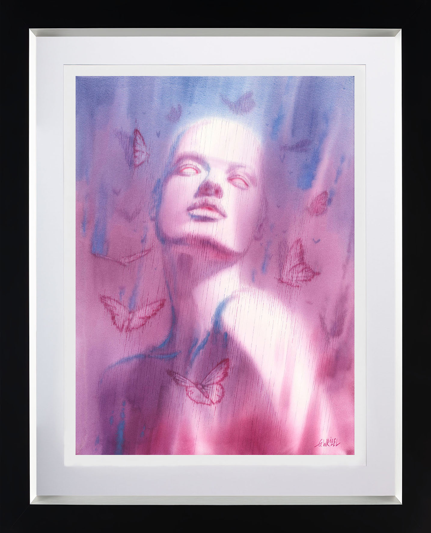 Grzegorz Wróbel - reprodukcja obrazu "Oblicza. Hologram"