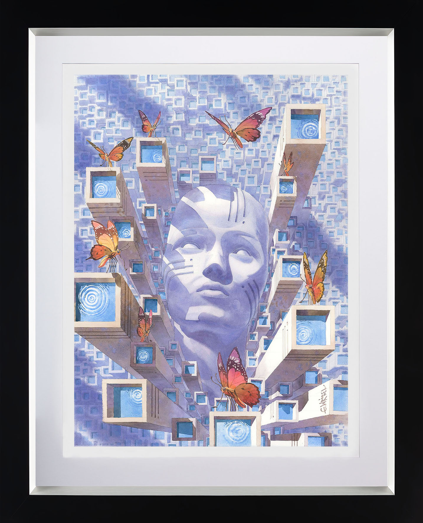 Grzegorz Wróbel - reprodukcja obrazu "Oblicza. Pragnienie"