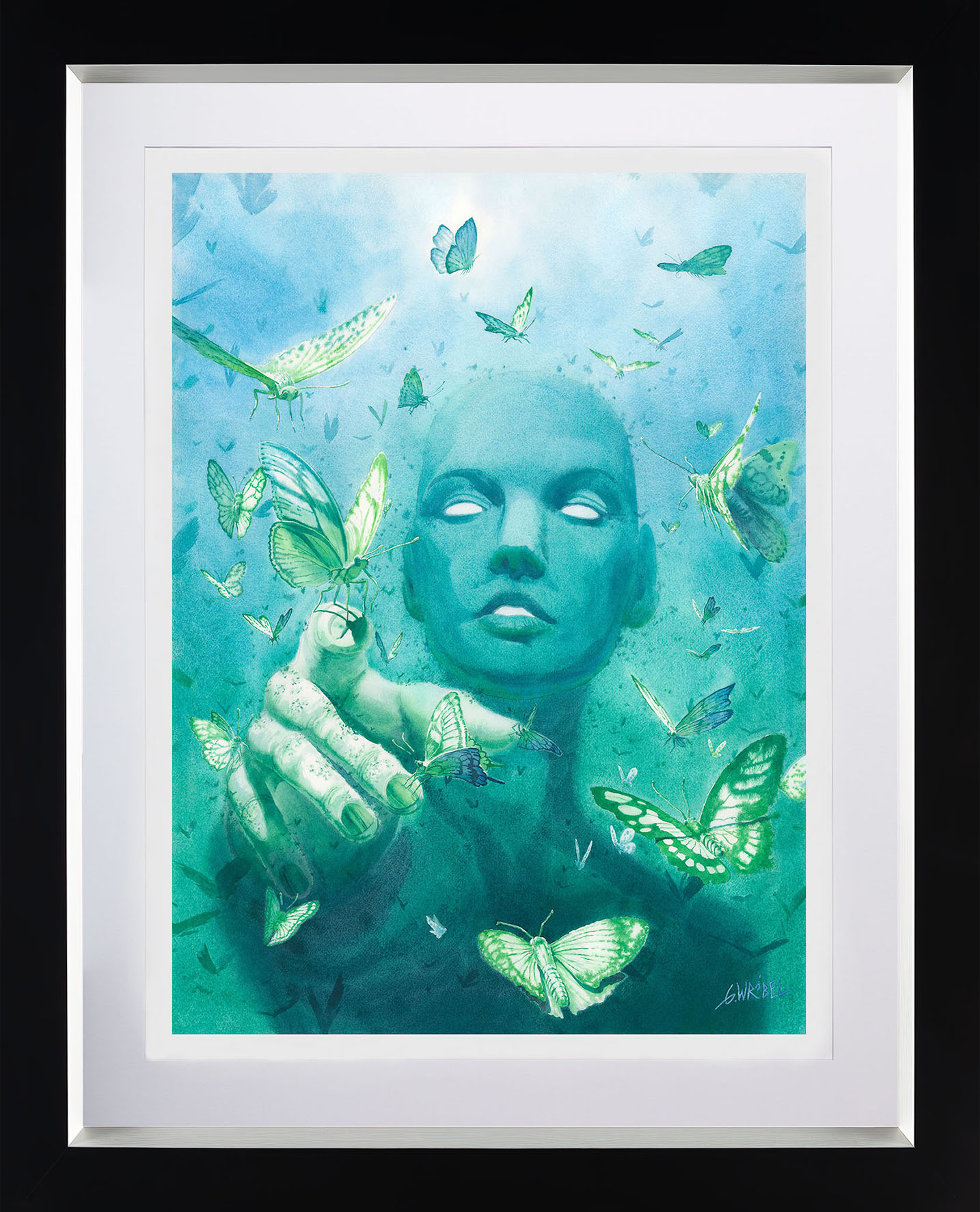 Grzegorz Wróbel - reprodukcja obrazu "Oblicza. Sen"