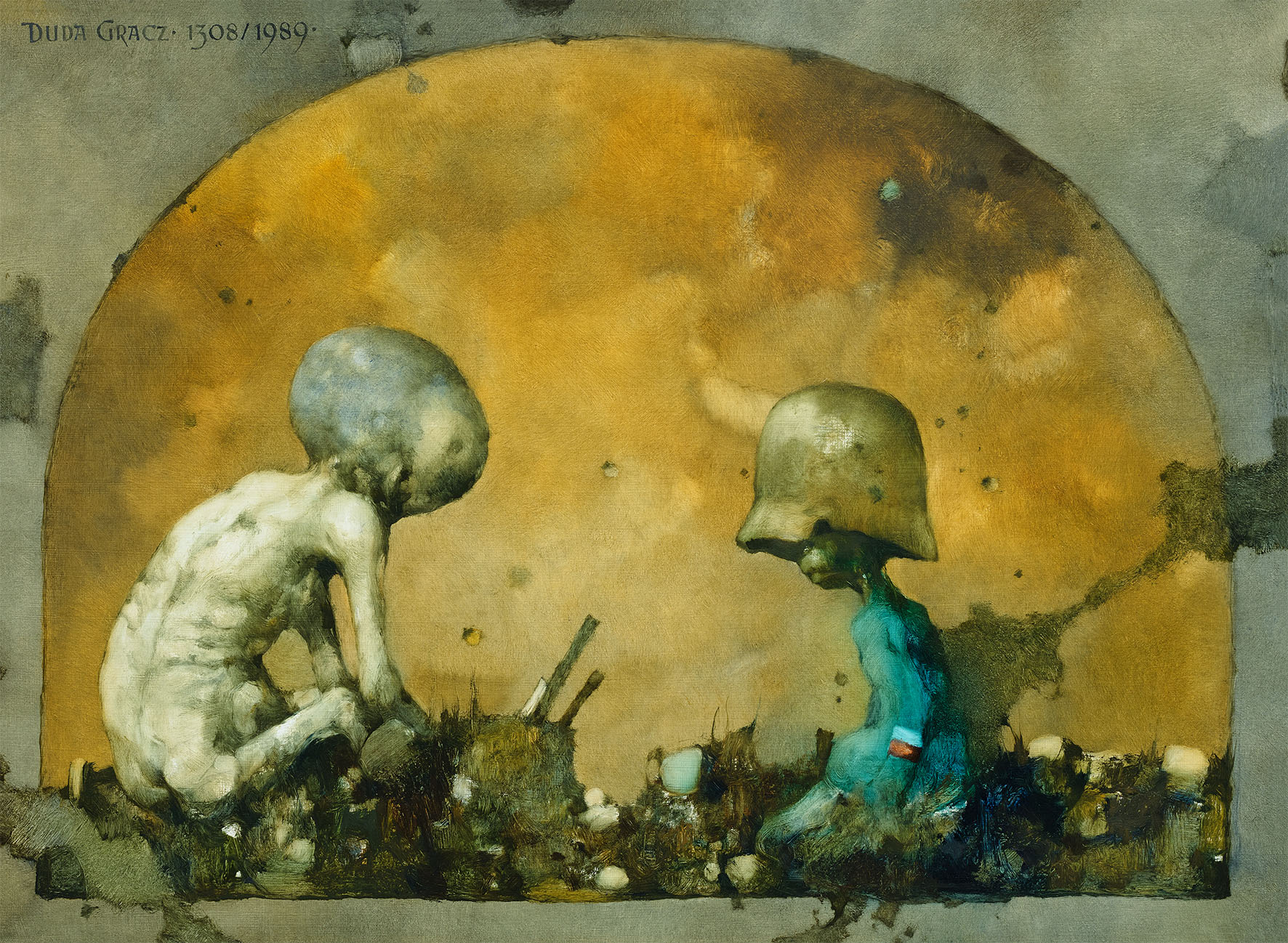 Jerzy Duda-Gracz - reprodukcja obrazu "Martyrologiczny Kaprys Polski"