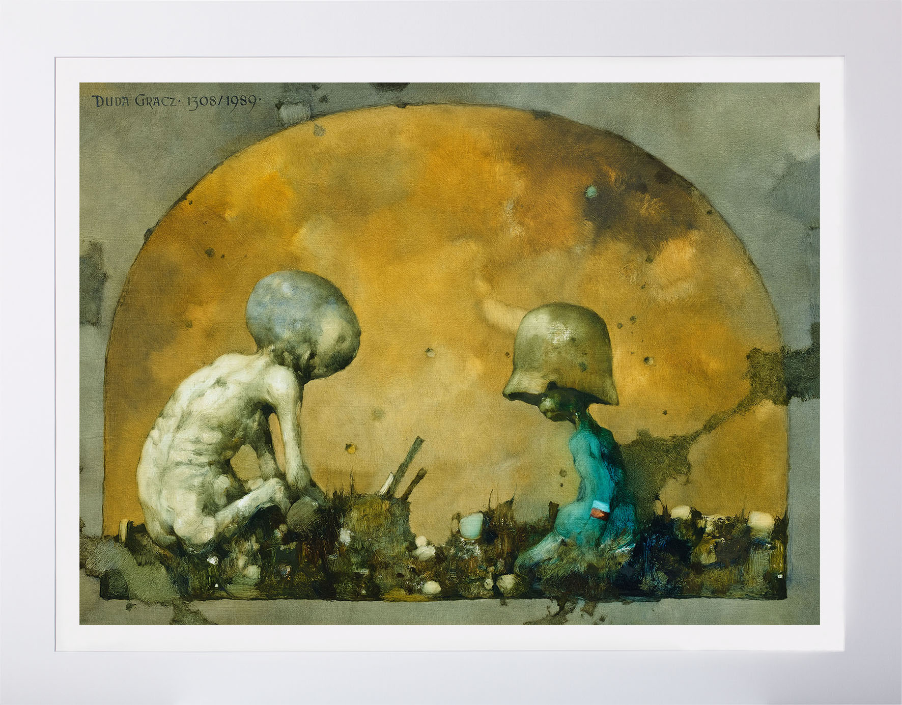 Jerzy Duda-Gracz - reprodukcja obrazu "Martyrologiczny Kaprys Polski"