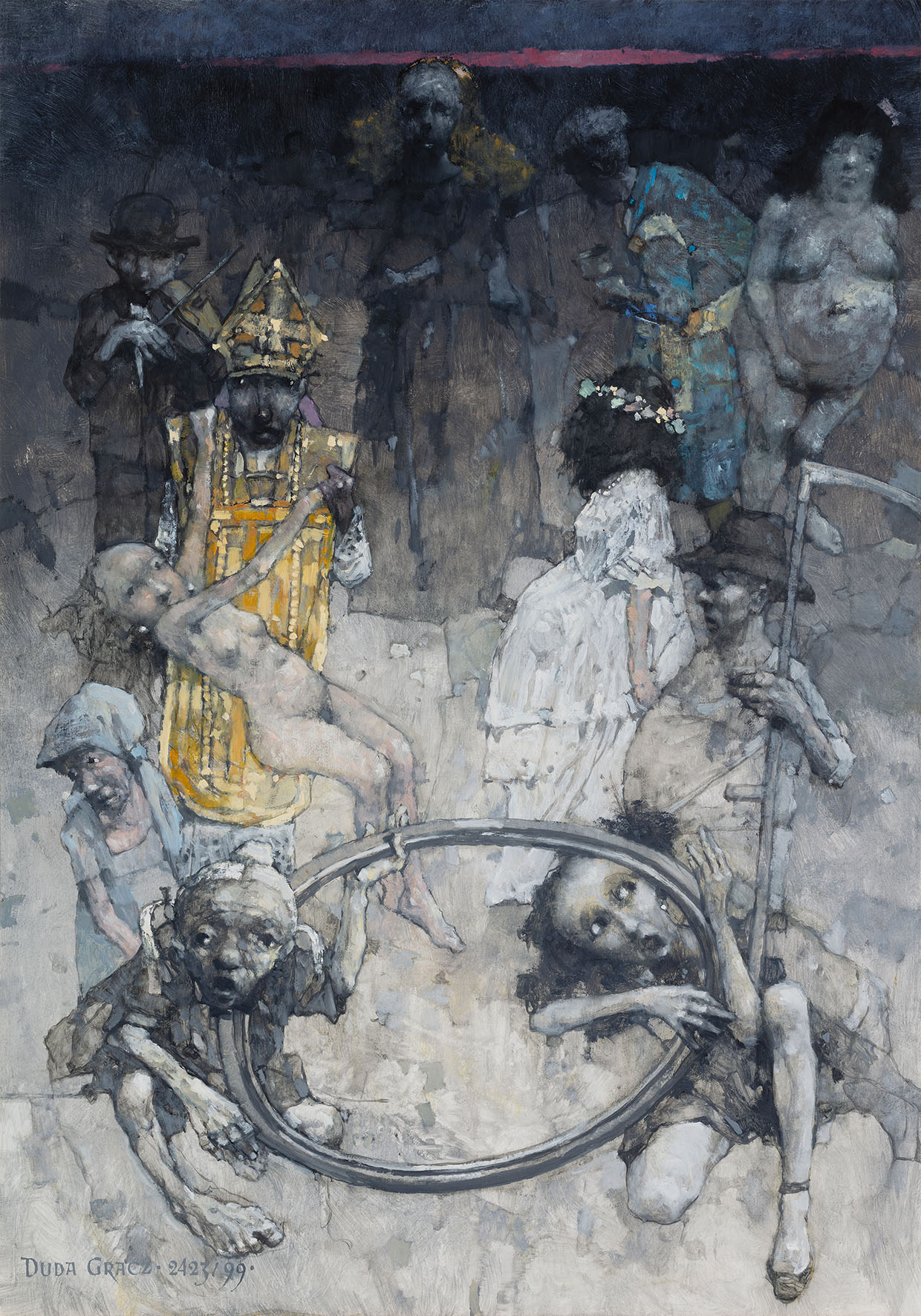 Jerzy Duda-Gracz - reprodukcja obrazu "Polonez 2000"