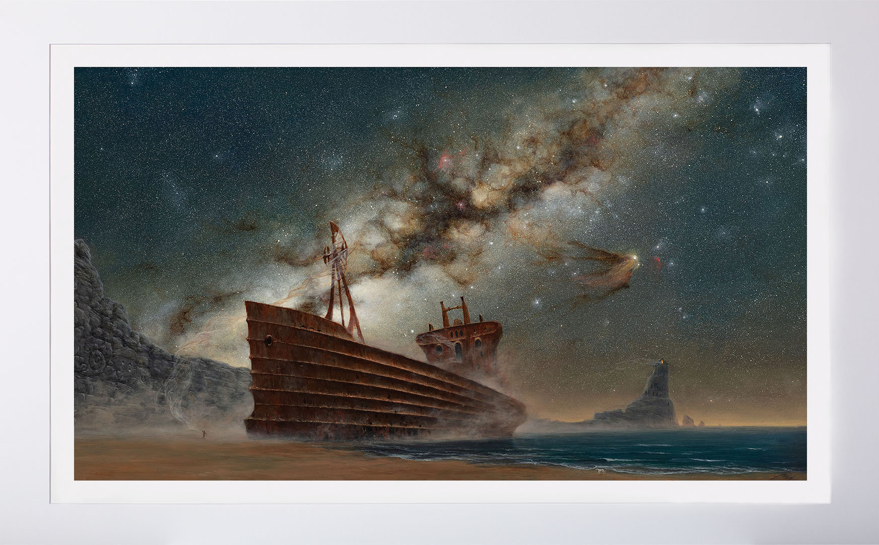 Maksymilian Novak-Zempliński - reprodukcja obrazu "Bez tytułu"