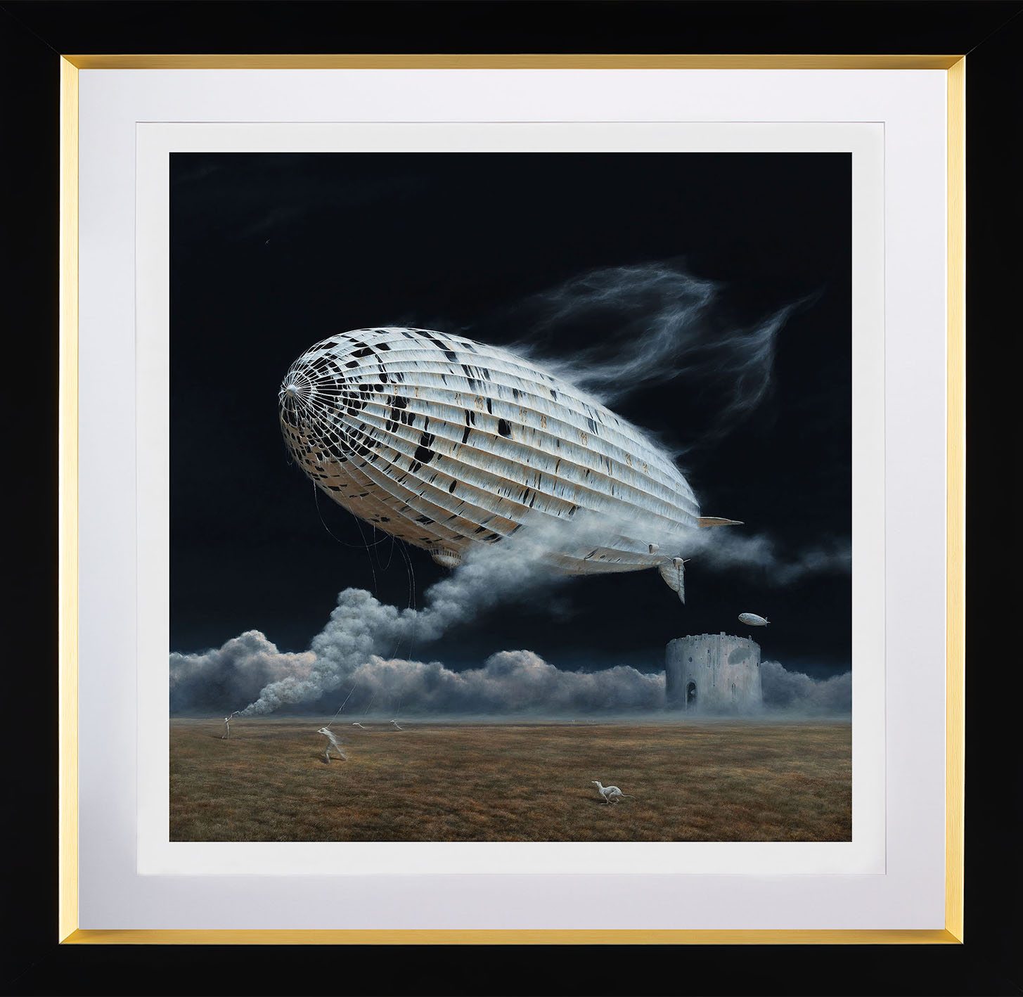 Maksymilian Novak-Zempliński - reprodukcja obrazu "Sterowiec"