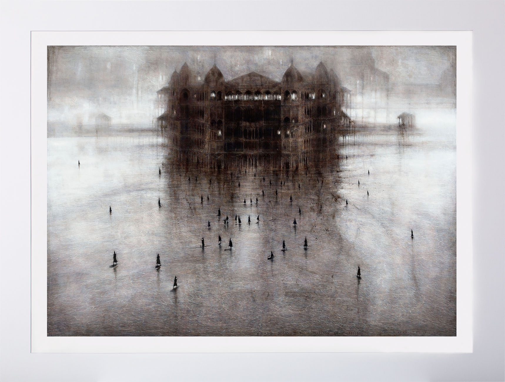 Mariusz Krawczyk - reprodukcja obrazu "Grand Ocean Hotel Witches Convention"