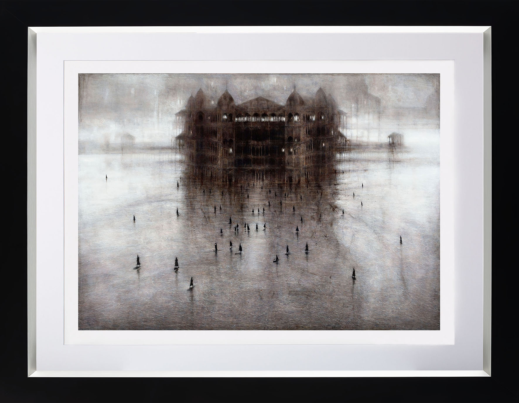 Mariusz Krawczyk - reprodukcja obrazu "Grand Ocean Hotel Witches Convention"