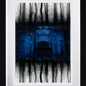 Mariusz Krawczyk - reprodukcja obrazu "Twin Peaks. Glass Box"