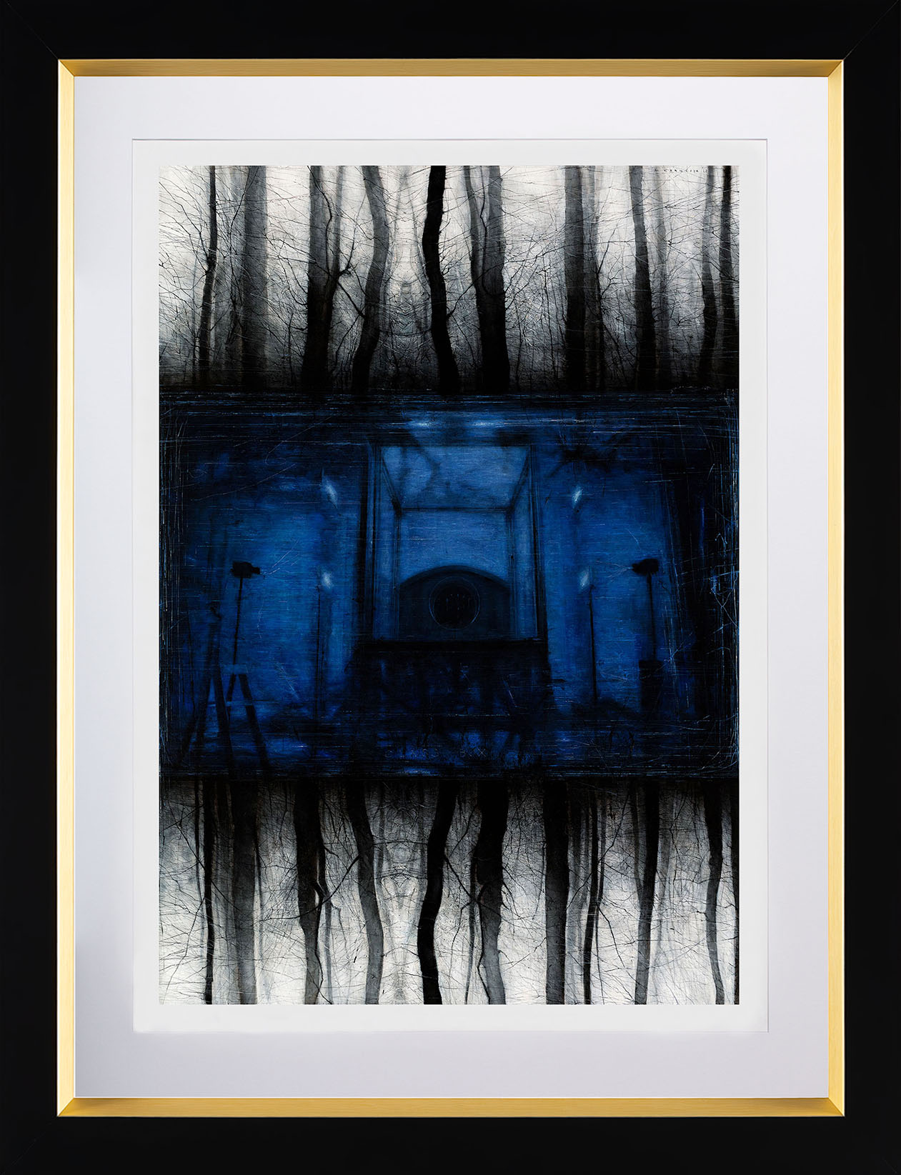 Mariusz Krawczyk - reprodukcja obrazu "Twin Peaks. Glass Box"