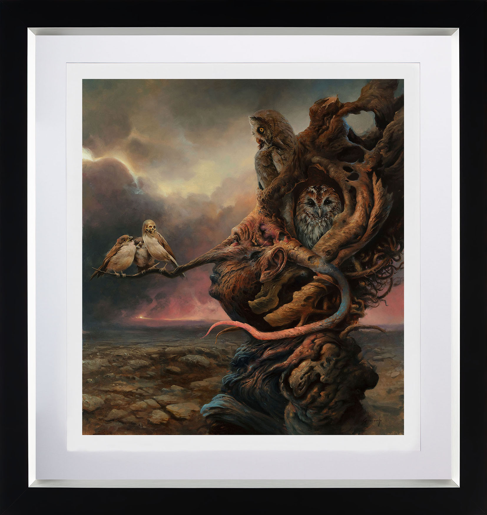 Sebastian Smarowski - reprodukcja obrazu "Sowa i Przyjaciele"