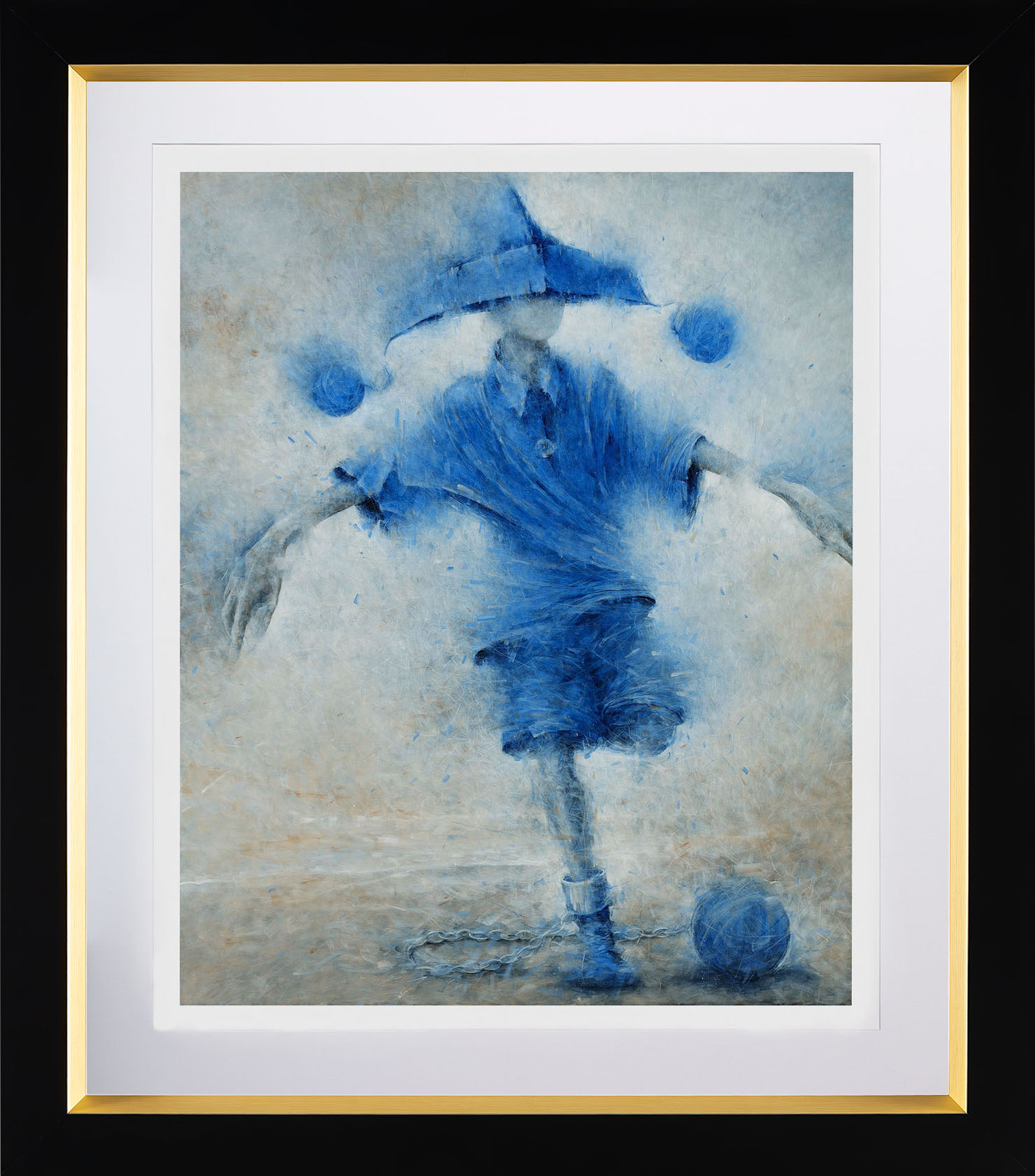 Grzegorz Czechowski - reprodukcja obrazu "Drybler"