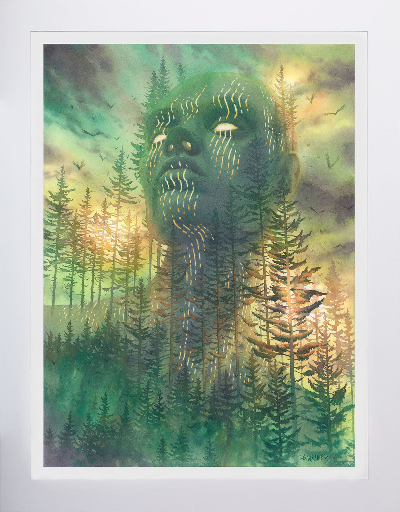 Grzegorz Wróbel - reprodukcja obrazu "Pod trzema słońcami"