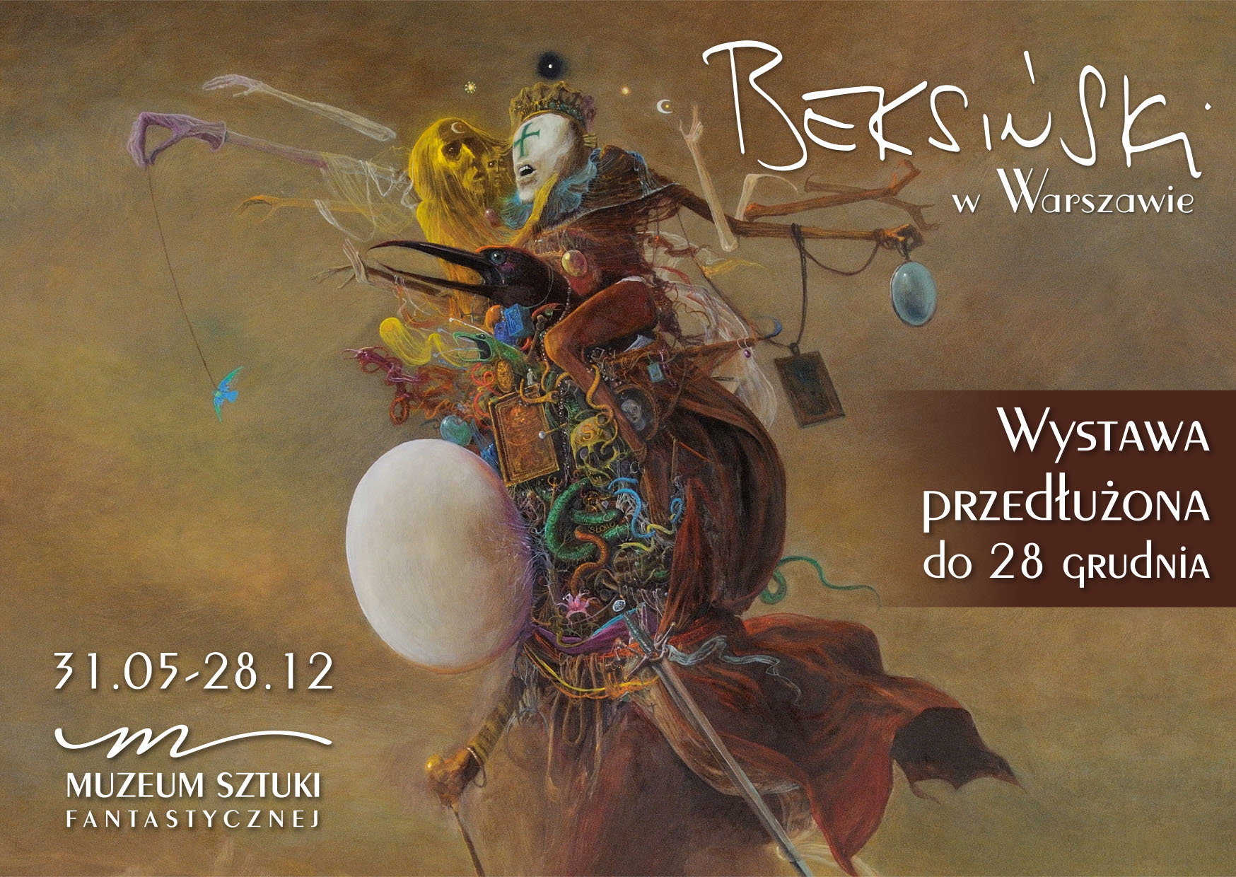 Wystawa - Beksiński w Warszawie